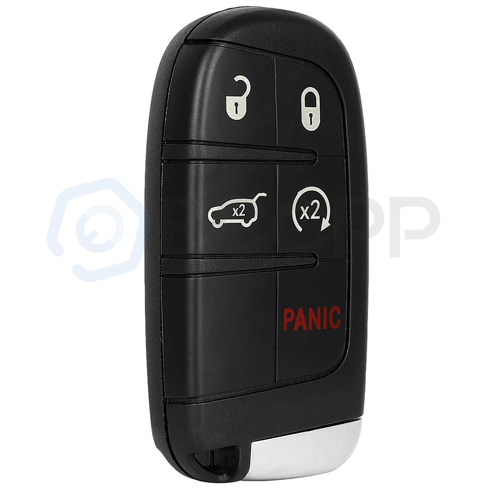 2 para Jeep Grand Cherokee 2015 2016 2017 2018 2019 2020 2021 llave carcasa control remoto Foto 2 de 4