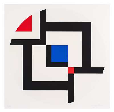 Leon Polk Smith, original Serigraphie, signiert und nummeriert