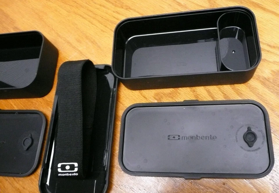 Caja de almuerzo portátil Monbento MB original Bento Box 2 niveles a prueba de fugas Foto 3 de 4