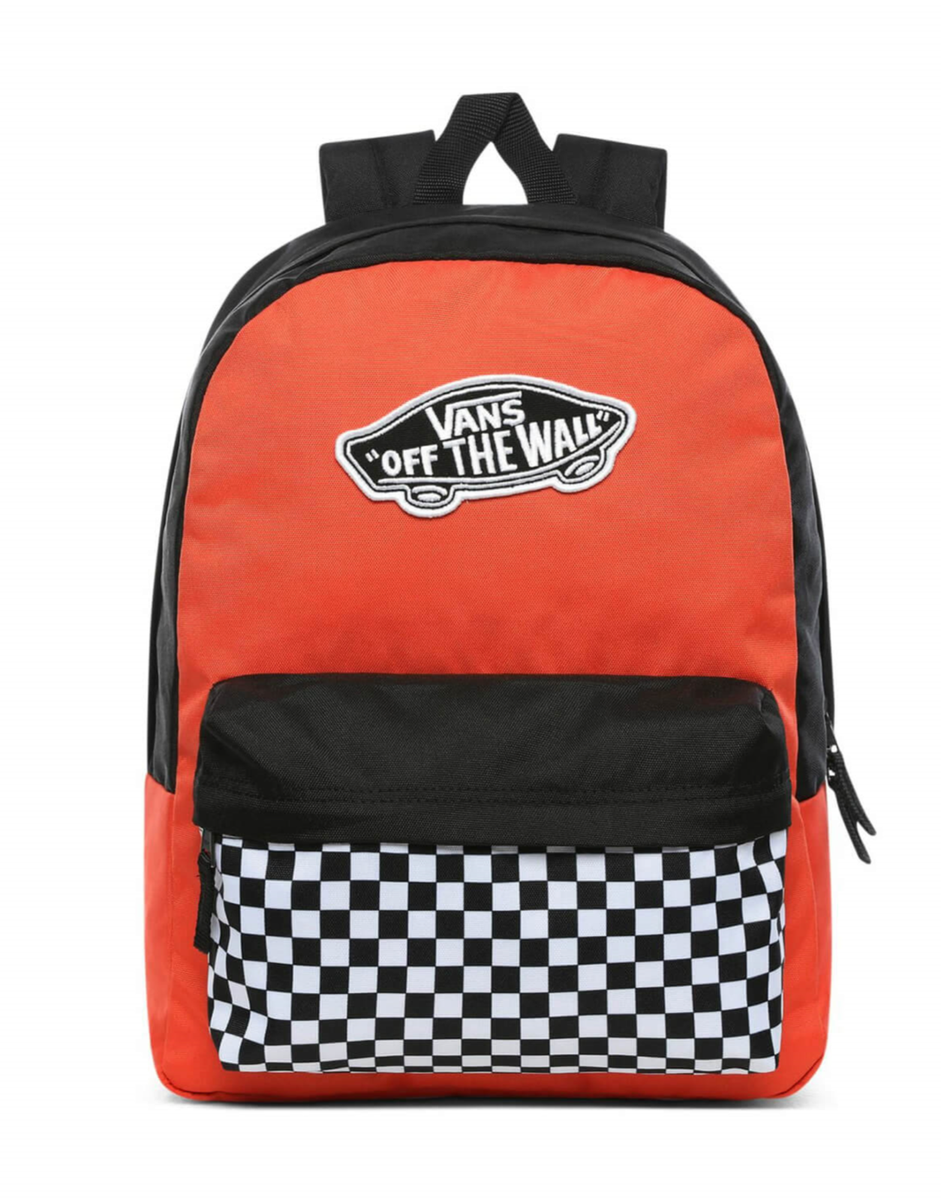 VANS Backpack Realm Paprika/Checkerboard Laptop Sleeve