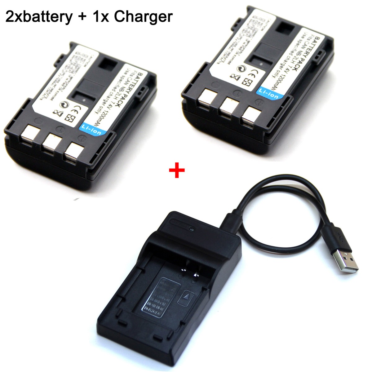 Battery / Charger For Canon EOS 350D EOS 400D EOS Kiss Digital N X