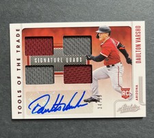 2021 Absolute Tools Of The Trade Quad Patch Auto RC Rookie DAULTON VARSHO #/99