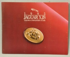 Jaguar 1995 XJS Color & Upholstery Guide, bi fold design