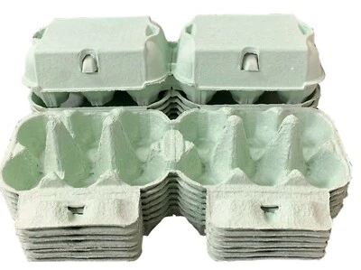 ANGLIA FARM SUPPLIES 100 MINT GREEN EGG BOXES QUALITY CARTONS