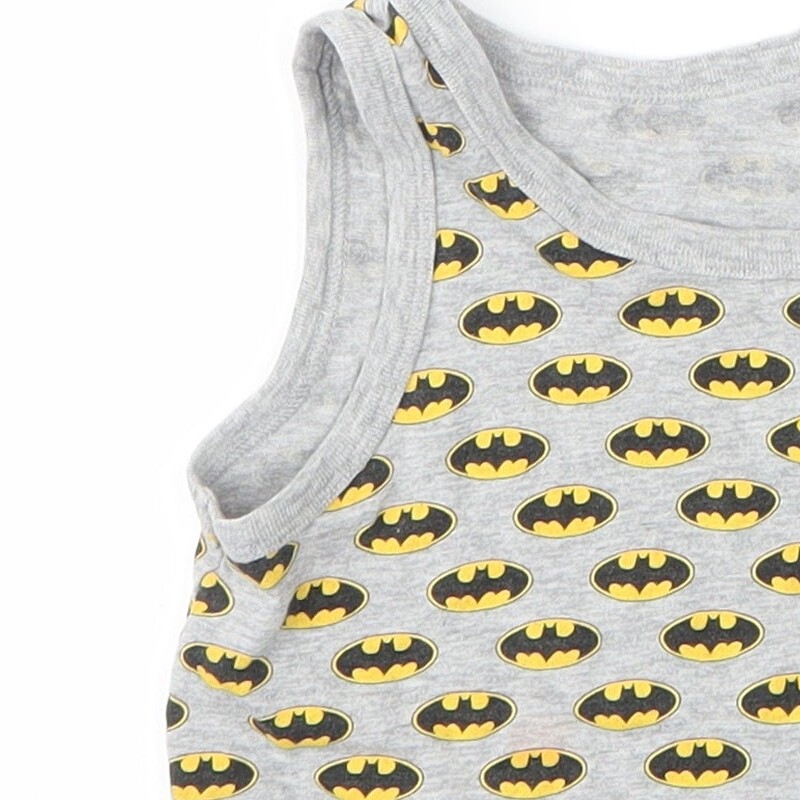 George Boys Grey Cotton blend Tank Size 3 Years - Batman image 6