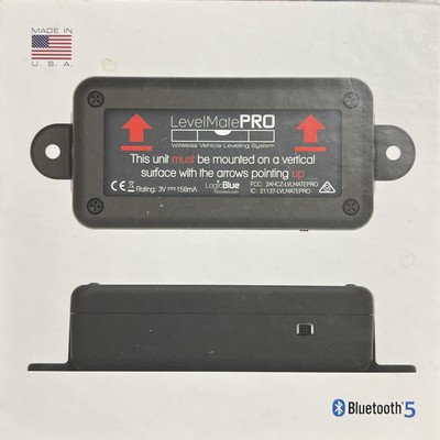LevelMatePRO Wireless Vehicle RV Leveling System Easy Smartphone Leveling Tool