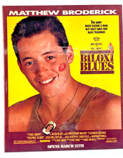 Biloxi Blues Movie ad with Matthew Broderick Rolling Stone 1988