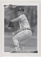 2020 Bowman Heritage Prospects Black & White Franklin Perez #BHP-63 sg4