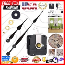High Torque Quartz Long Shaft Clock Mechanism Replacement with 12 Inch Long S...