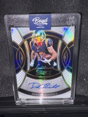 2025 Panini Select #SP-DAA Danny Amendola Signatures White Prizm #/35
