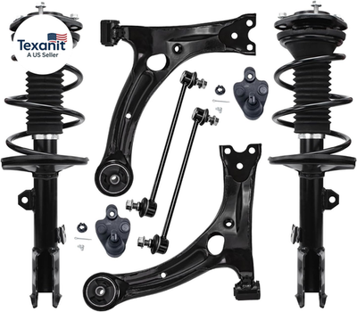 #ad #ad Detroit Axle 1.8L Front 8Pc Suspension Kit for 2009 2013 Toyota Corolla 2011 2 $442.86
