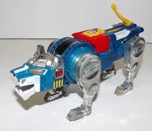 Vintage Voltron ~ BLUE LION ~ Diecast Figure Made in Japan #4 Toy Y&K 1981