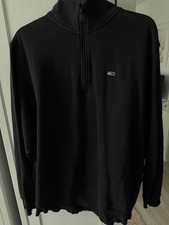 Tommy Hilfiger Herren Pullover Schwarz,Half-Z...