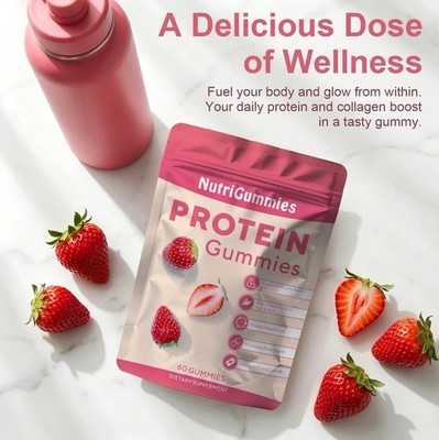 Daily Adult Unisex High Protein Gummies Performance, Fitnessstudio Unterstützung, Vitamine, Immun