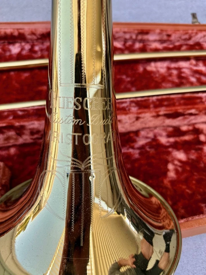 Buescher Custom Aristocrat (Model 414) Bb Tenor Trombone - Vintage 1950's - NICE - Image 2 of 4