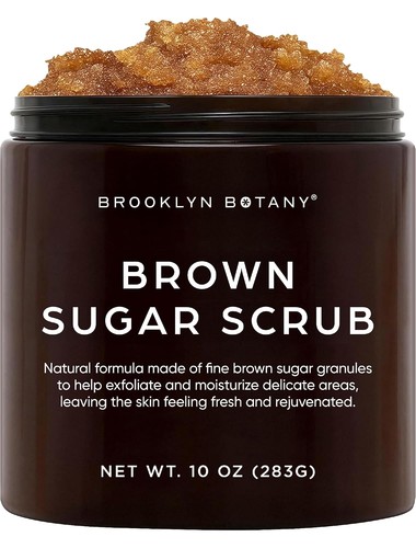 NEW Brooklyn Botany Brown Sugar Body Scrub Moisturizing & Exfoliating Treatment