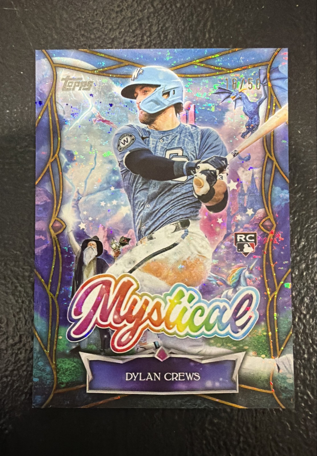 2025 Topps Update Series - Mystical Dylan Crews #MYS-20 Gold Foil 18/50 (RC)