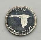 Canada 1967 Centennial Goose Proof Like Silver Dollar