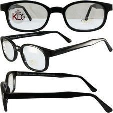 X-KD Original KD's CLEAR LENS Sunglasses Motorcycle Glasses with Pouch 1015