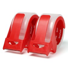 Clear Packaging Tape with Dispenser 2Pack 1.88Inches X 55Yds Clear Packing Ta...
