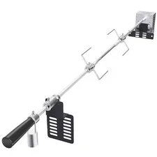 Universal Grill Rotisserie Kit For Grills, Electric Bbq Grill W/ 110-Volt 9W Mot