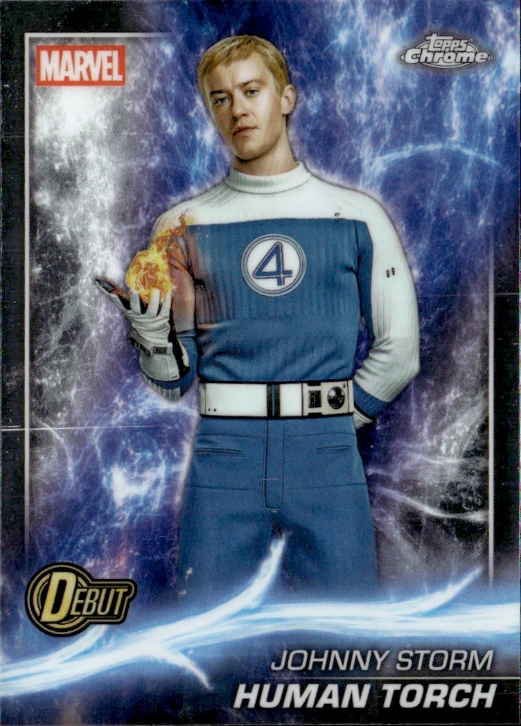 2025 Topps Marvel Chrome Human Torch Johnny Storm Fantastic 4 #196