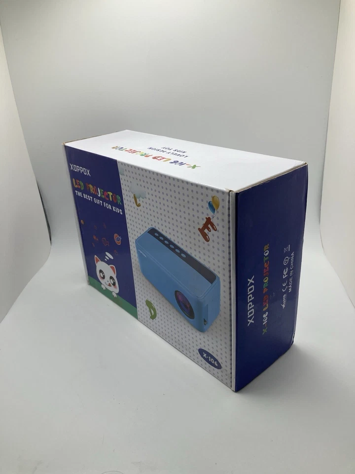 LED Projector Kids Cartoons Toys Games W/Projector Screen NIB - Image 2 of 4