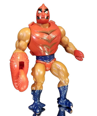 Clawman 1981 Mattel Masters Universe MOTU with Breast Back Plate No Club. Clean