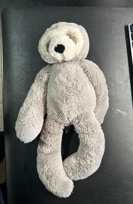 16 inch Jellycat Bailey the Sloth Retired Plush Stuffed Animal medium excellent