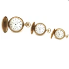 Antique Elgin 0s-18s 7j-15j GF Double Hunter Pocket Watches Lot of 3 #WB5741-4