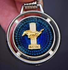 Vintage Ford Mustang Emblem Logo Keychain Pendant