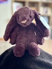 REDUCED Jellycat Small Plum Bashful Bunny with tags 