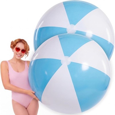 Tradder 2 Pcs 60 Inch Giant Inflatable Beach Ball Large Pastel Macaron Inflatabl