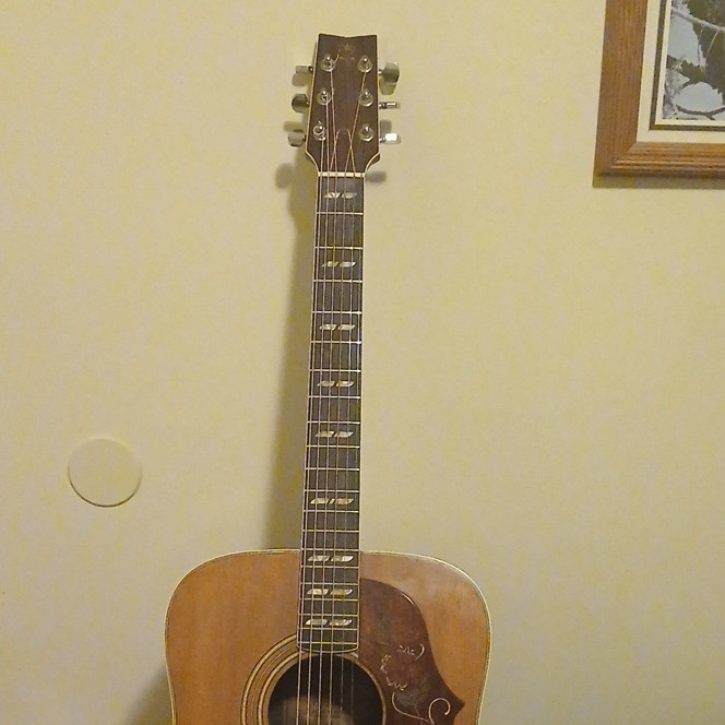 Yamaha Fg-360 Fg360 FG 360 Acoustic Guitar Red Label Nippon Gakki