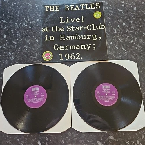 The Beatles Live! At The Star-Club In Hamburg Germany 1962 2x 12" VINYL BLS5560
