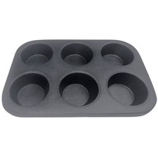 Gusseisen-Muffinform, 6 St&uuml;ck, KINGHOFF KH-1199