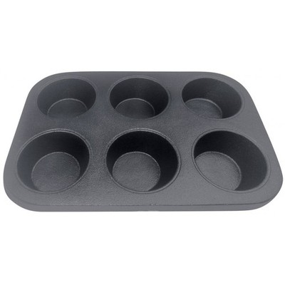 Gusseisen-Muffinform, 6 Stück, KINGHOFF KH-1199