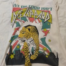 New Def Leppard Tour 1987 T-Shirt Gift Fan S to 5XL UR193