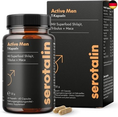 serotalin ACTIVE MEN Maca T-Kapseln für aktive Männer | Bockshornklee mit S