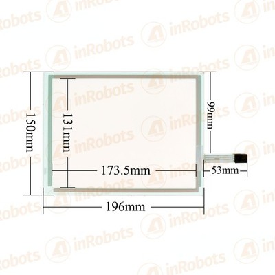 HMI Touchscreen Digitizer Glass ESA VT580W0PTET Protective Film Front Panel