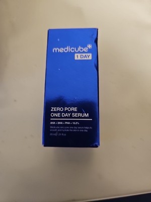 NIB Medicube Zero Pore One-Day Serum   1.01 fl oz, AHA/BHA/PHA & Niacinamide