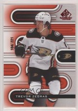 2022-23 Upper Deck SP Game Used Red 104/221 Trevor Zegras #8 04om