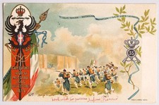 ITALY 1910s nice 35. Reggiment Military War Battle Propaganda Picture PPC ANCONA