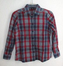 Walbusch  Damen  Bluse / Hemdbluse  -blau/rot-  Gr. 40