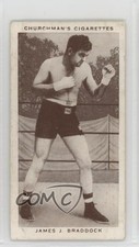 1938 Churchman's Boxing Personalities Tobacco James Braddock J #6 1s67