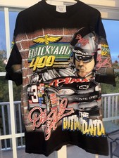 Vintage 90s Dale Earnhardt #3 Shirt Brickyard Intimidator AOP Size Large