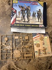 Zvezda 1/72 7416 U.S. SAM FIM-92 Stinger Missile Section With Crew