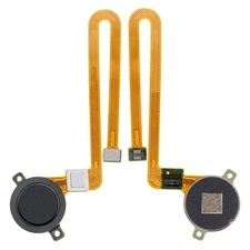 HOME BUTTON / FOOTPRINT COMPATIBLE FOR MOTOROLA MOTO E6 PLAY FLEX CABLE BLACK...
