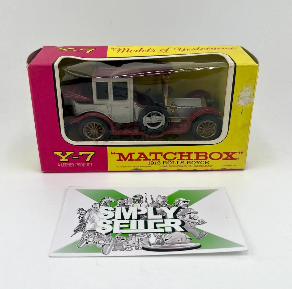 ⚡ Matchbox Y7 Models of Yesteryear - 1912 Rolls-Royce in OVP Vintage ⚡ - Bild 3 von 4