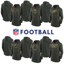 Men's Forest Green 2025 Salute to Service Sideline Dri -FIT Hooded Pullover